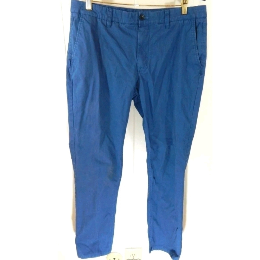 Bonobos Blue Straight Leg Chinos